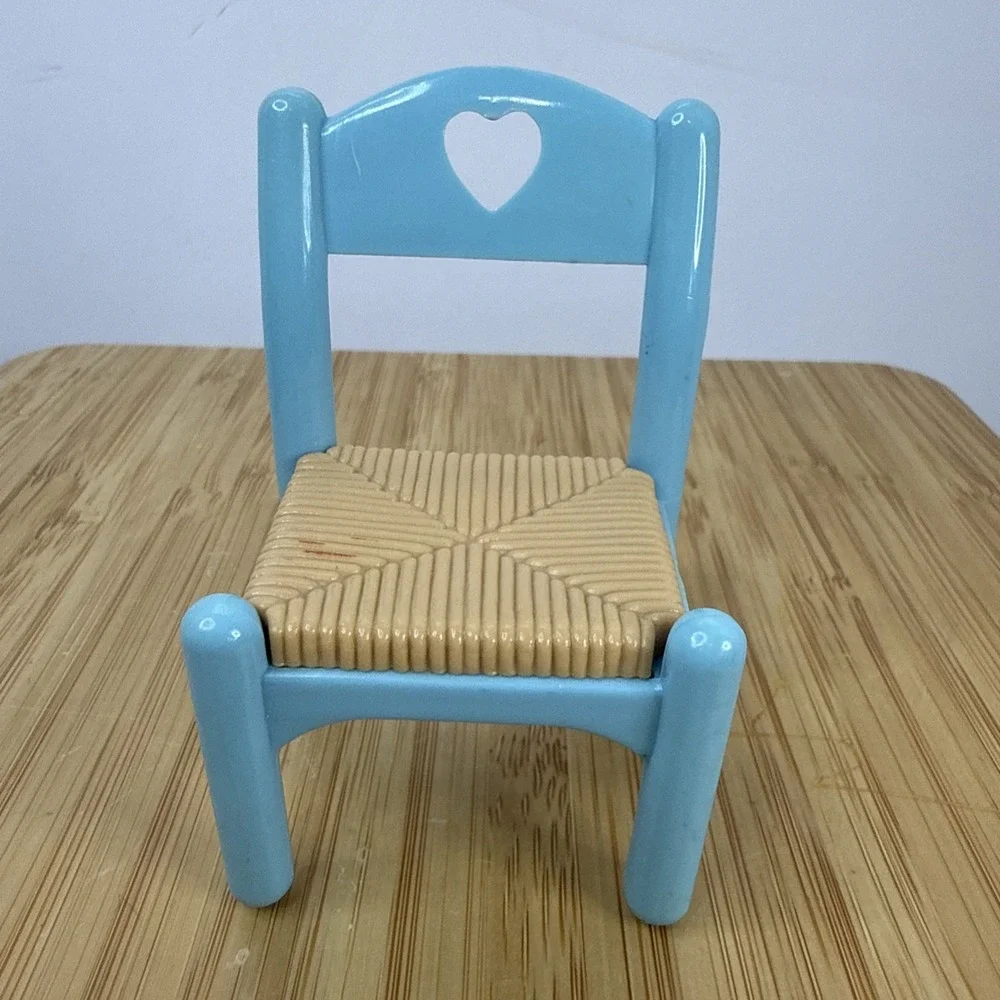 Vintage Fisher Price Loving Family 1993 Dollhouse Furniture Kitchen Chair
